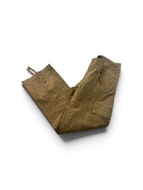 Billy Blues Khaki Cargo Pants Made in USA Size 10 Zipper Detail